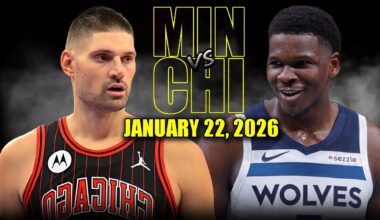 Minnesota Timberwolves vs Chicago Bulls Full Game Highlights – January 22, 2026 | NBA Season