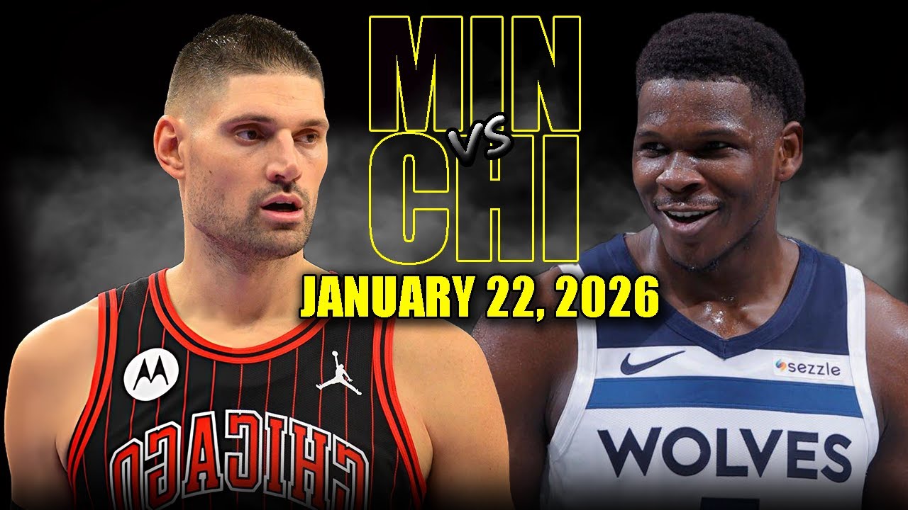 Minnesota Timberwolves vs Chicago Bulls Full Game Highlights – January 22, 2026 | NBA Season