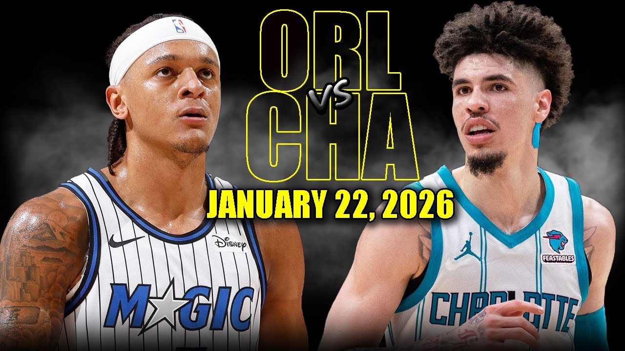 Orlando Magic vs Charlotte Hornets Full Game Highlights – January 22, 2026 | NBA Season