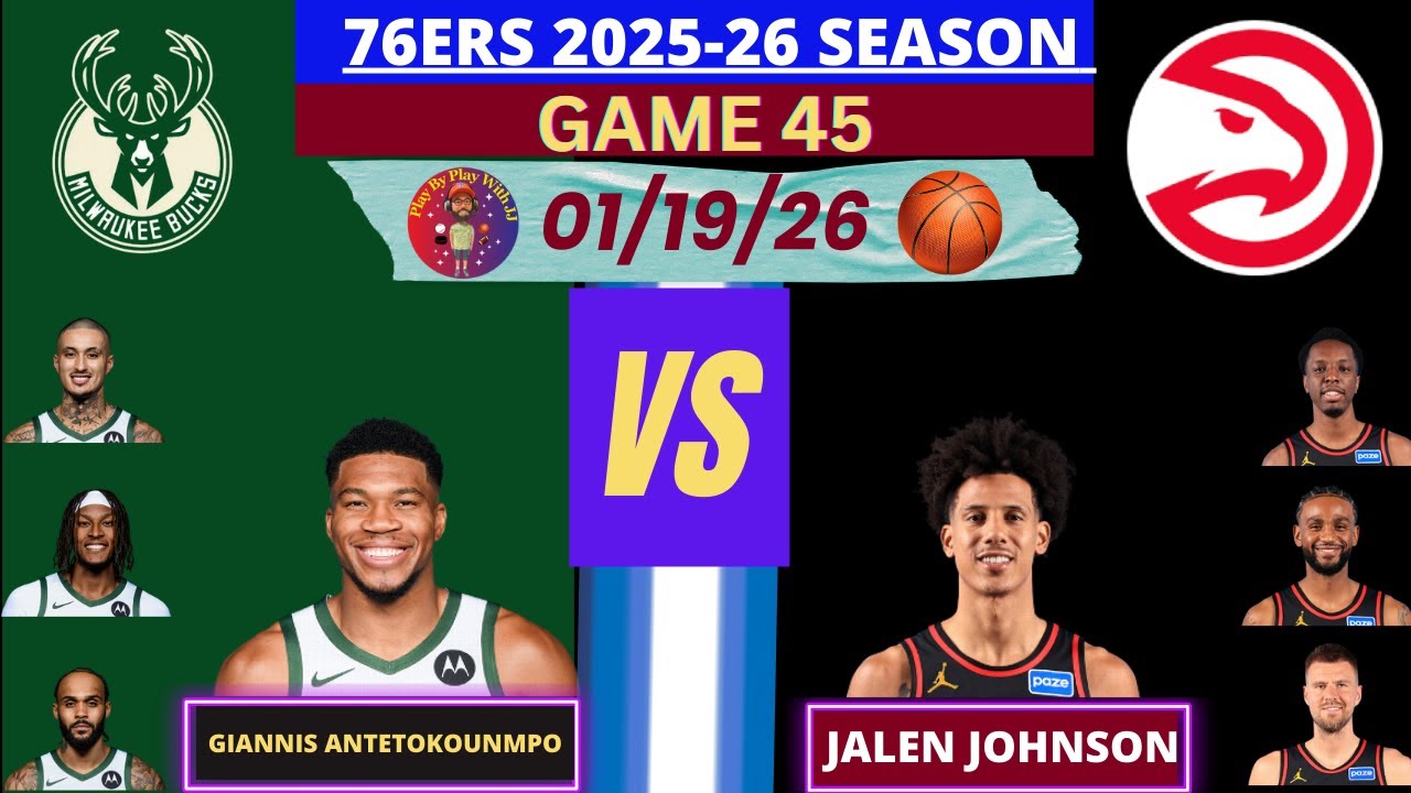 Milwaukee Bucks @ Atlanta Hawks LIVE | Radio-Style Play-by-Play #hawks #bucks