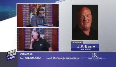 J.P. Barry on his clients Elias Pettersson (F), Tyler Myers, Filip Chytil and more