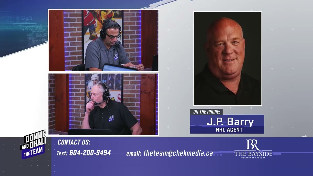 J.P. Barry on his clients Elias Pettersson (F), Tyler Myers, Filip Chytil and more