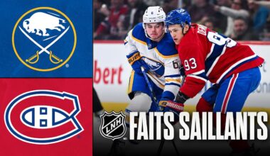 Sabres vs Canadiens | 22/01/26 | Faits saillants