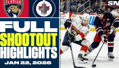 Florida Panthers vs. Winnipeg Jets | FULL Shootout Highlights - January 22, 2026