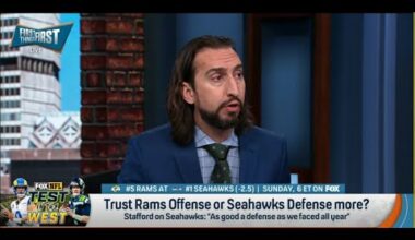 FIRST THINGS FIRST | Nick Wright TRUSTS Los Angeles Rams MORE Than Seattle | NFL