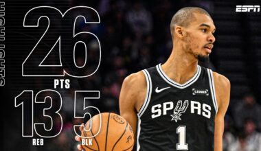 WEMBY IS UNREAL 😳 Victor Wembanyama 26-PT, 13-REB double-double in BIG win over Jazz | NBA on ESPN