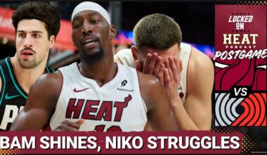 Miami Heat CRUSHED By Trail Blazers, Bam Adebayo SHINES But Nikola Jovic EXPOSED: What's Next?