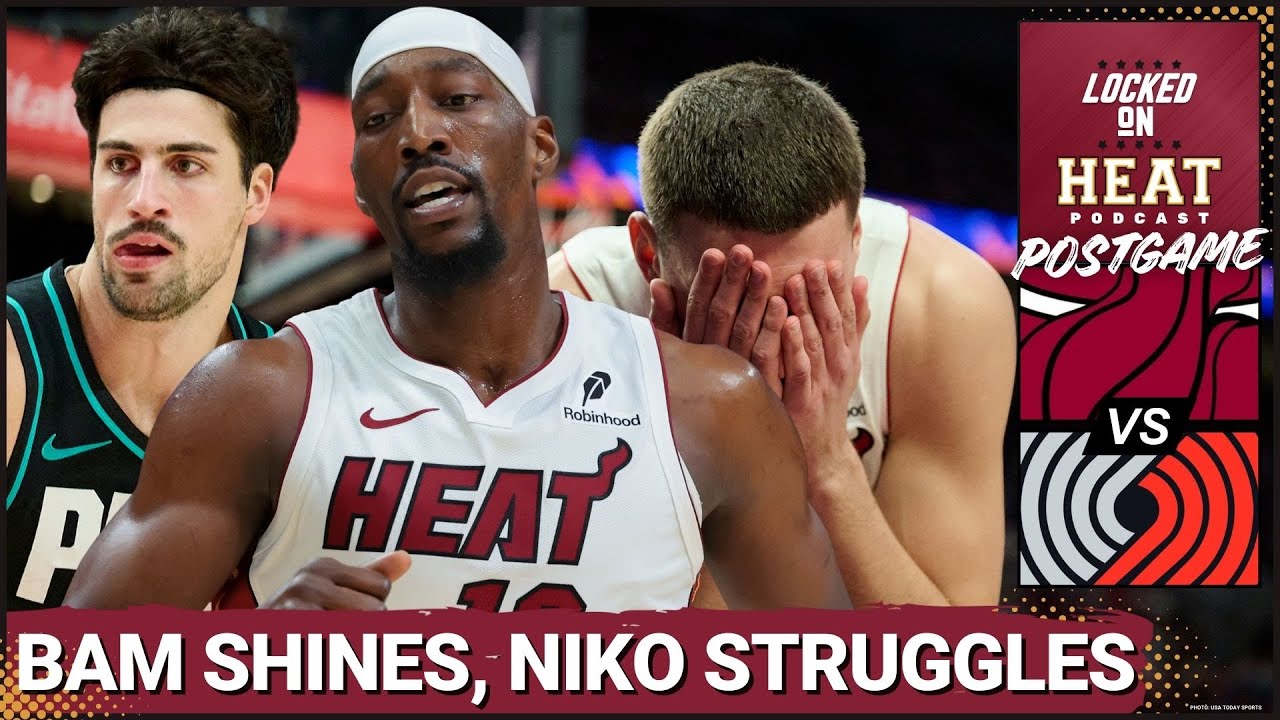 Miami Heat CRUSHED By Trail Blazers, Bam Adebayo SHINES But Nikola Jovic EXPOSED: What's Next?