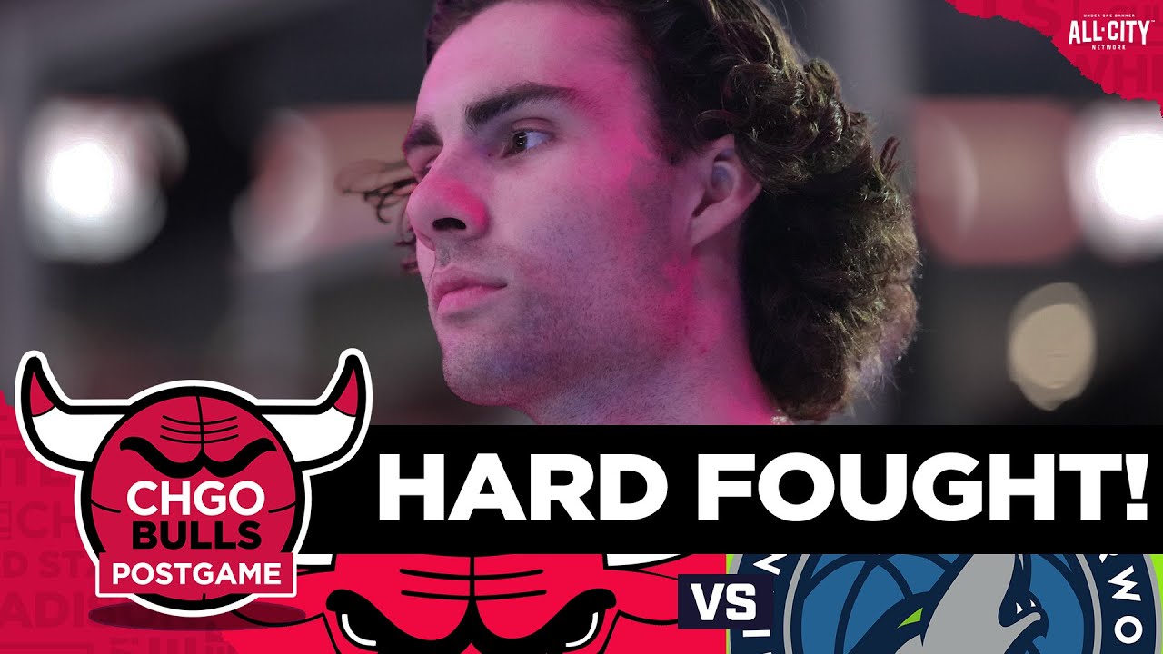 BULLS POSTGAME: Josh Giddey & Bulls Survive WILD 4th Quarter to Beat T’Wolves | CHGO Bulls Podcast
