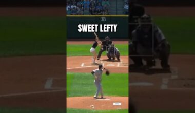 She Plays Hardball. Sweet Lefty Swings. ⚾✨ #shorts