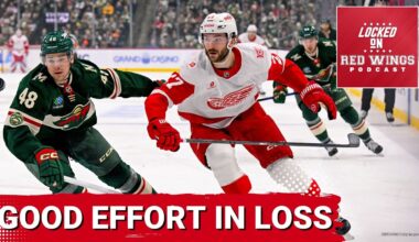 Red Wings show tremendous heart, but leaky goaltending costs them extra point vs the Minnesota Wild