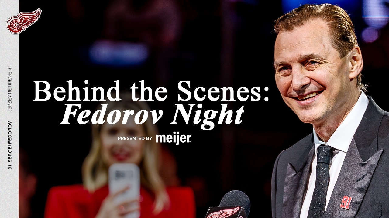 Behind the Scenes: Sergei Fedorov Jersey Retirement Night