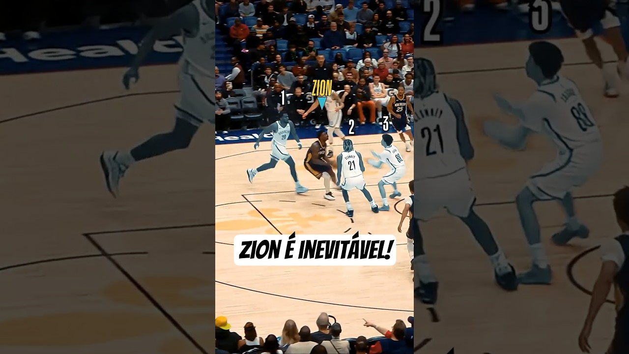Ninguém para ZION WILLIAMSON! #shorts #nba