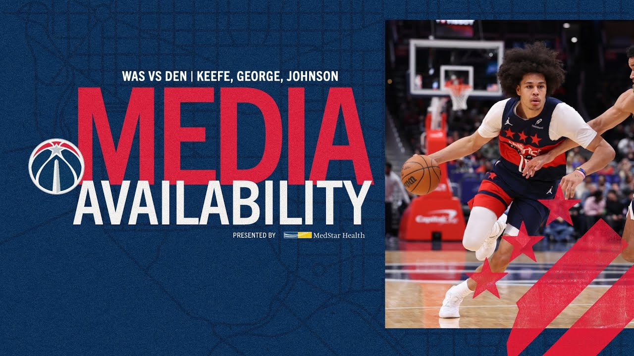 Media Availability: Head Coach Brian Keefe, Kyshawn George, and Tre Johnson | 1.22.26