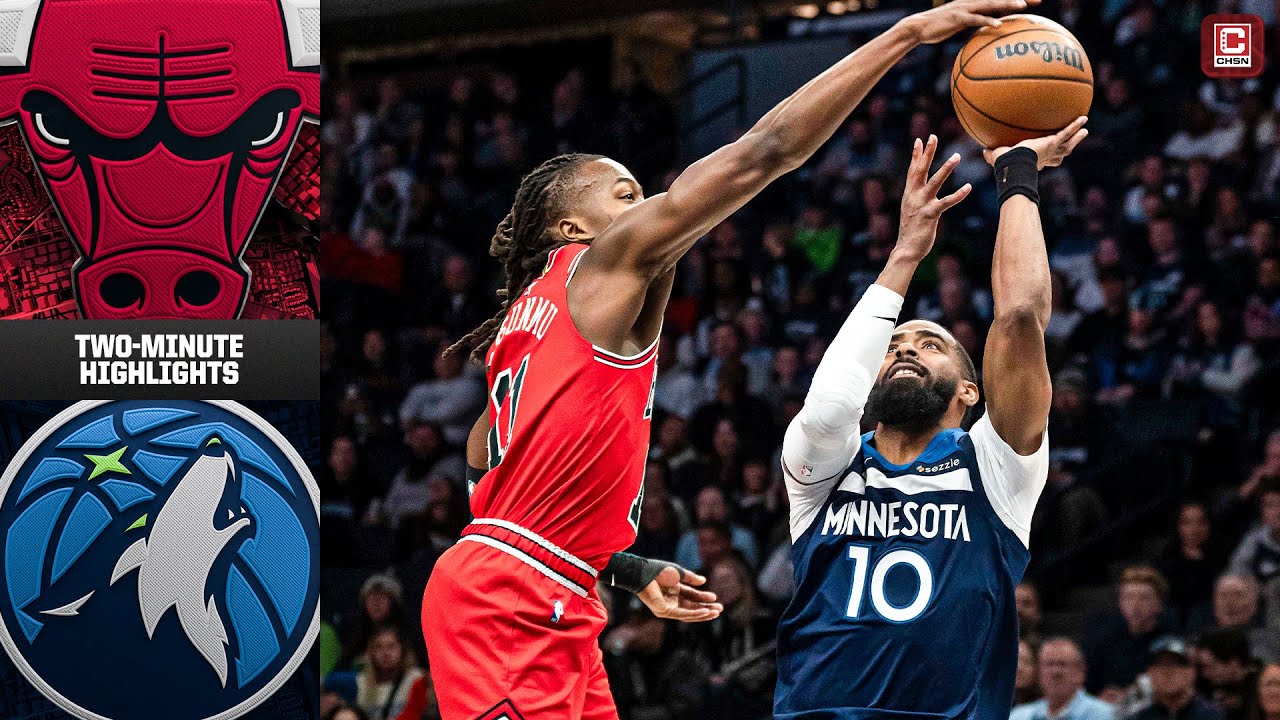 Chicago Bulls at Minnesota Timberwolves - Game Highlights (1/22/26) | CHSN Bulls
