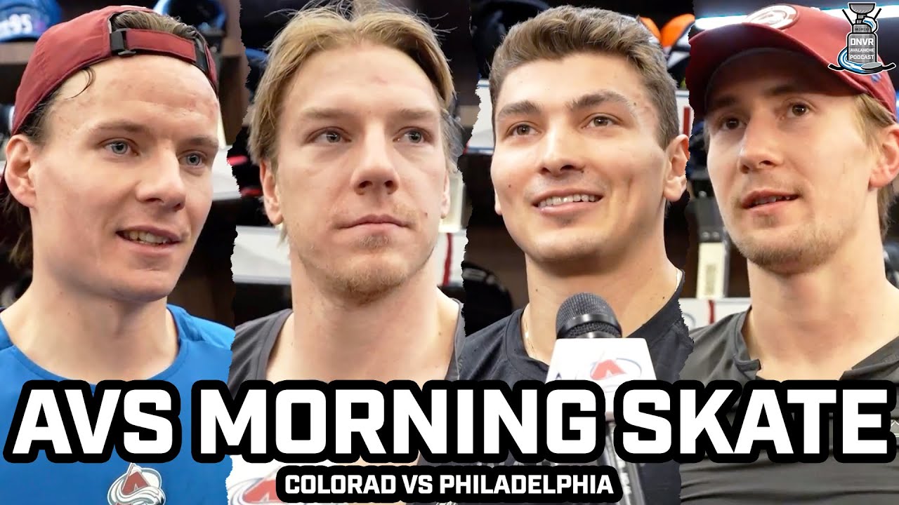 Martin Necas on 1YR Since Mikko Trade & Avs on Honoring 2001 Cup Team & More Before Game vs Flyers