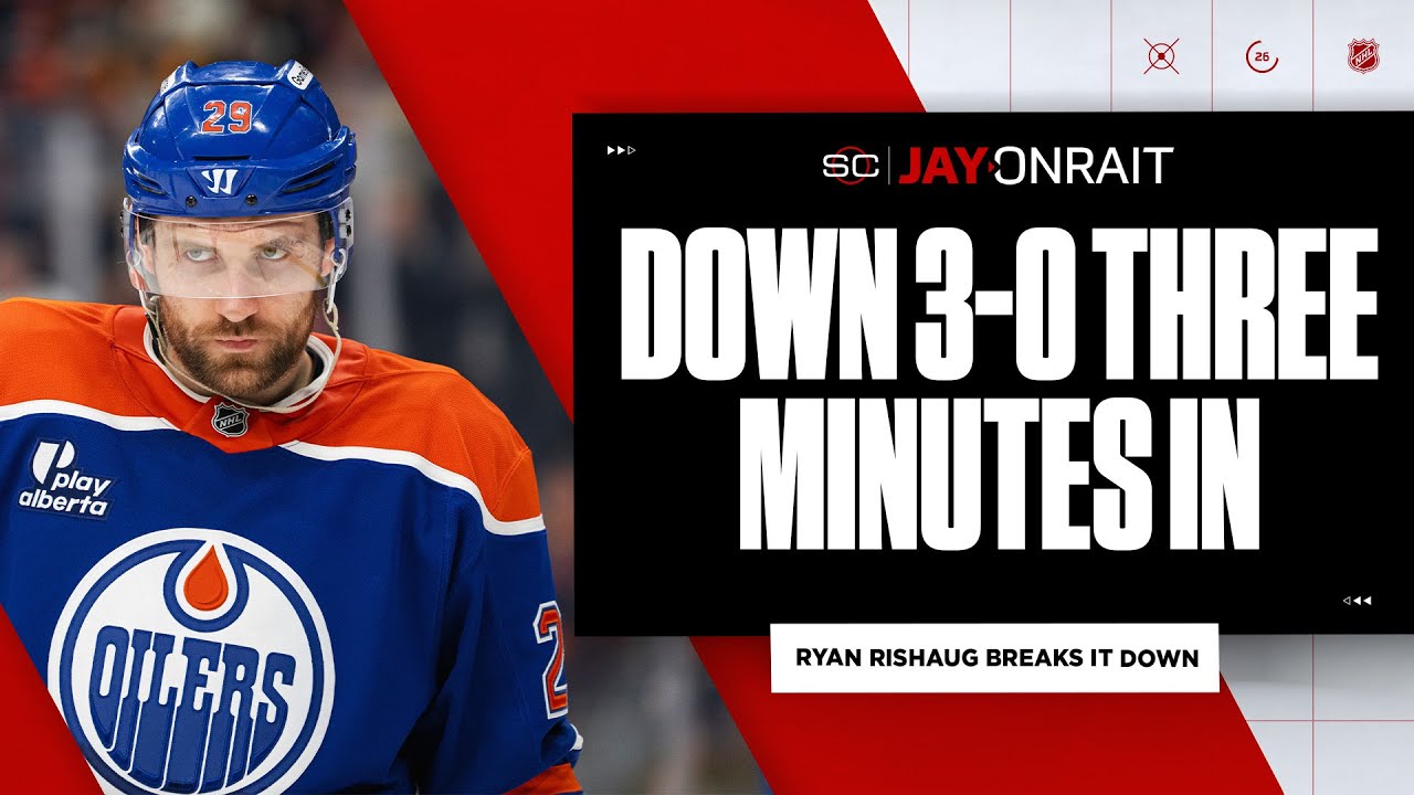 ‘Oilers give up three goals in franchise record 37 seconds’: Rishaug on loss to Penguins