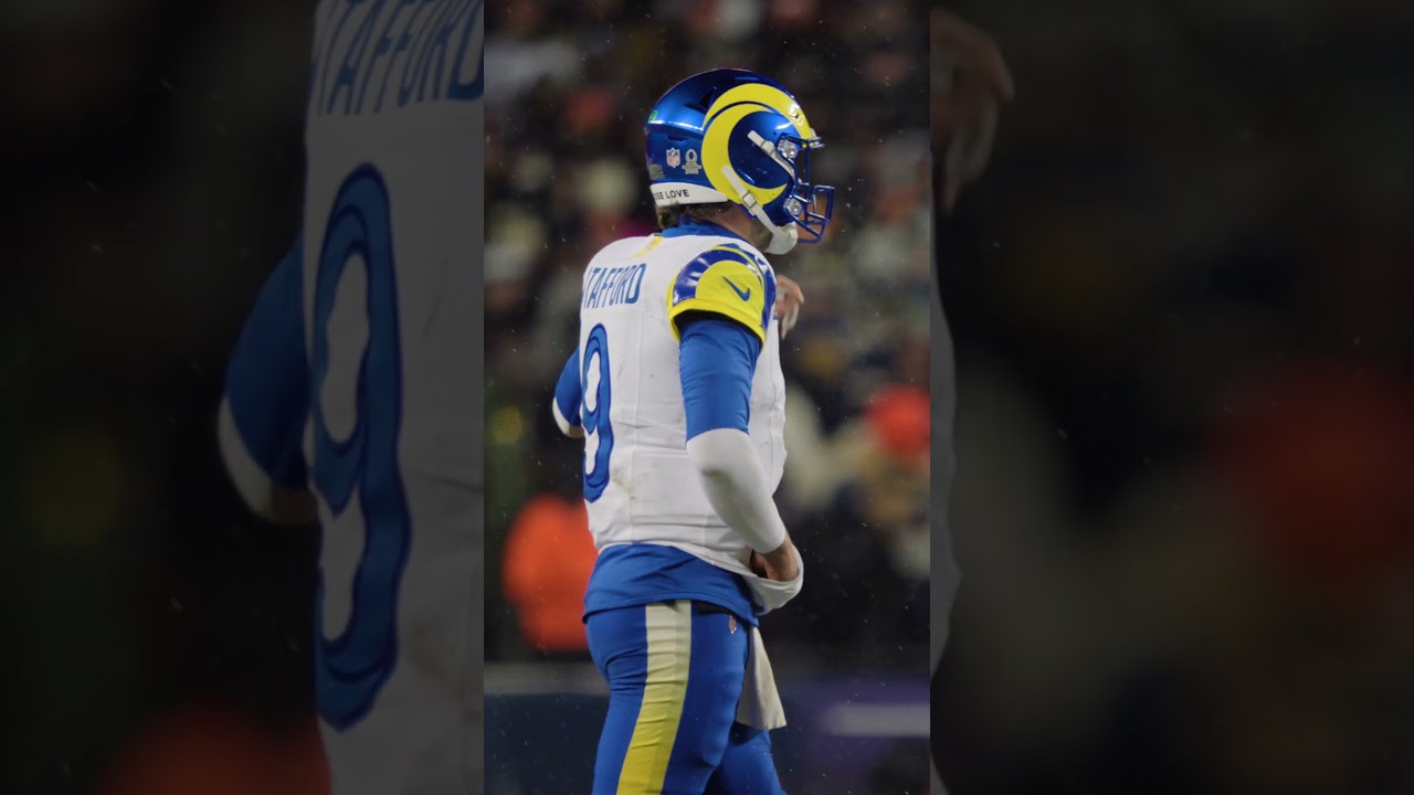 Cinematic drive in OT to win 🤩 #nfl #rams #shorts