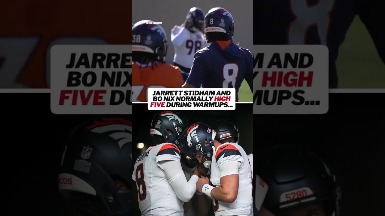 He kept the routine going 🥲 #denverbroncos #nfl