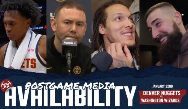 ALL Denver Nuggets Postgame Media vs. WAS 🎙️