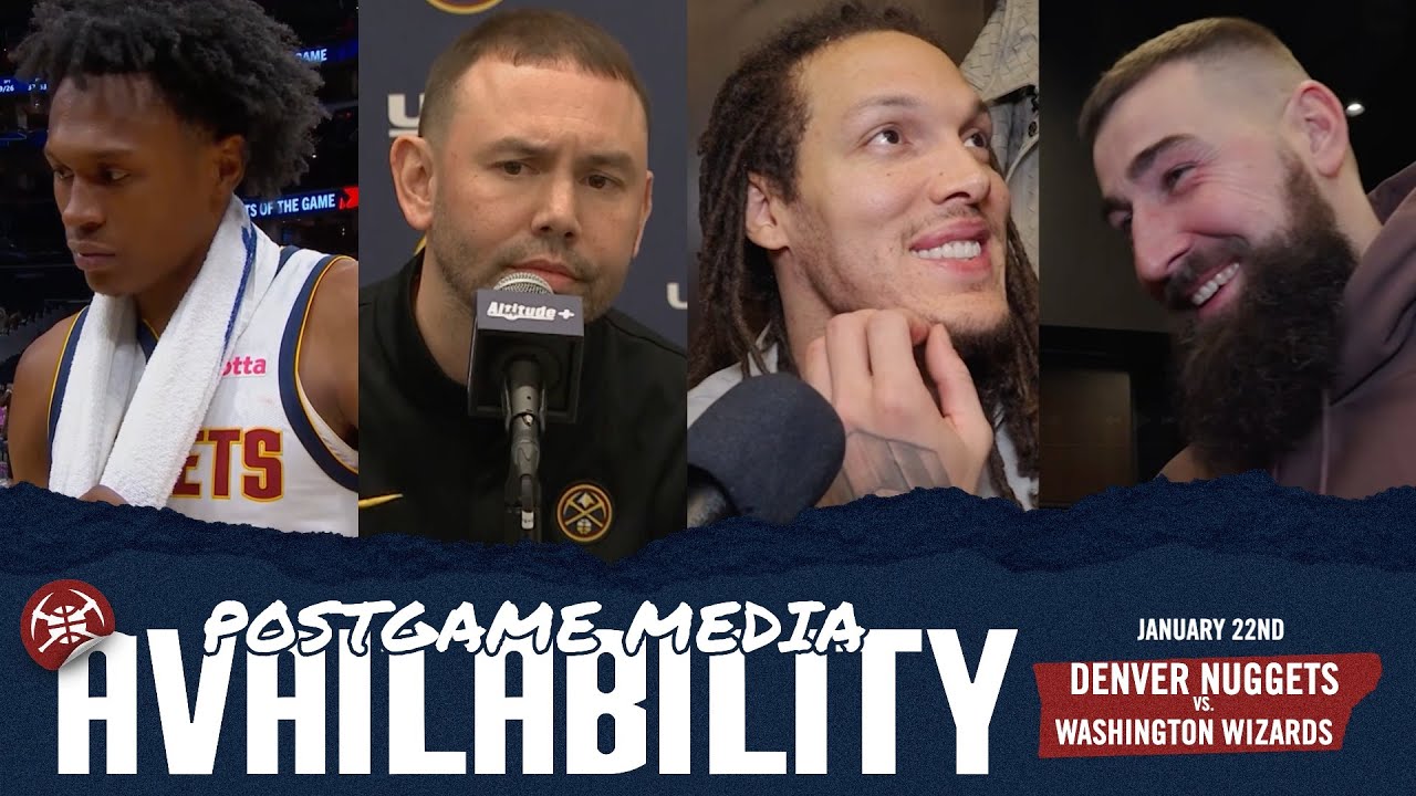 ALL Denver Nuggets Postgame Media vs. WAS 🎙️