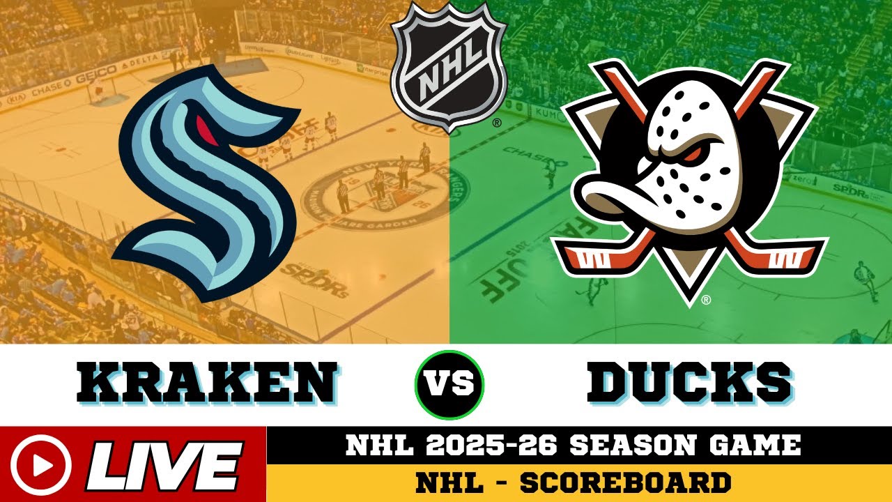 🔴LIVE : Anaheim Ducks Vs Seattle Kraken | NHL 2026 | NHL Live SCOREBOARD