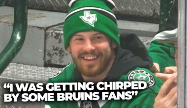 Bobby Witt Jr. MIC'D UP Rinkside at Dallas Stars Game