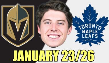 Toronto Maple Leafs vs Vegas Golden Knights January 23 25 w/Superbman