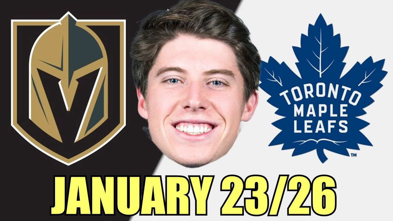 Toronto Maple Leafs vs Vegas Golden Knights January 23 25 w/Superbman