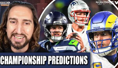 Championship Predictions: Rams-Seahawks REAL SUPER BOWL? Broncos MIRACLE vs. Patriots? | Nick Wright