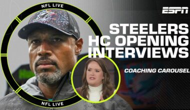 Anthony Weaver having a 2nd interview with the Pittsburgh Steelers 🤝 Brooke Pryor reports | NFL Live