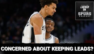 On the San Antonio Spurs maintaining leads and more