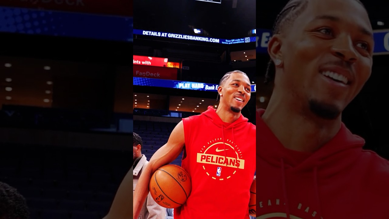 Trey Murphy III on site in Memphis #pelicans #grizzlies #nba #shorts