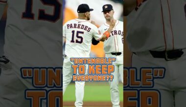 Astros could be FORCED to trade key player by "untenable" situation?? #Astros #HoustonAstros #MLB