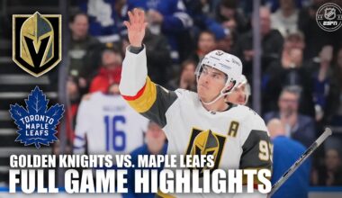 Vegas Golden Knights vs. Toronto Maple Leafs | Full Game Highlights | ESPN NHL