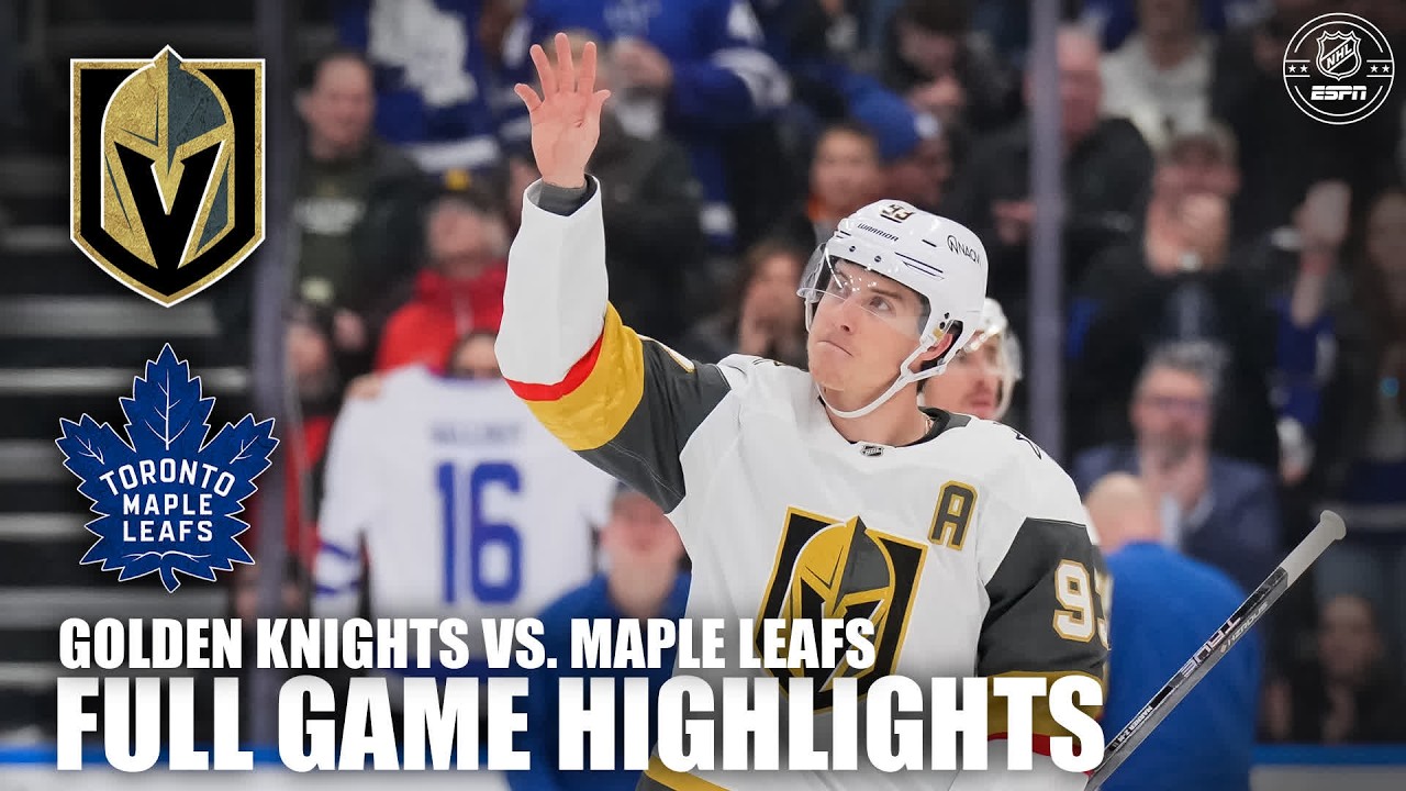 Vegas Golden Knights vs. Toronto Maple Leafs | Full Game Highlights | ESPN NHL