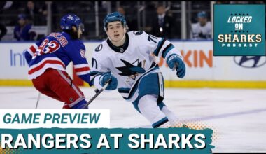 San Jose Sharks vs. Rangers Preview—Can Macklin Celebrini DOMINATE at Home Again?