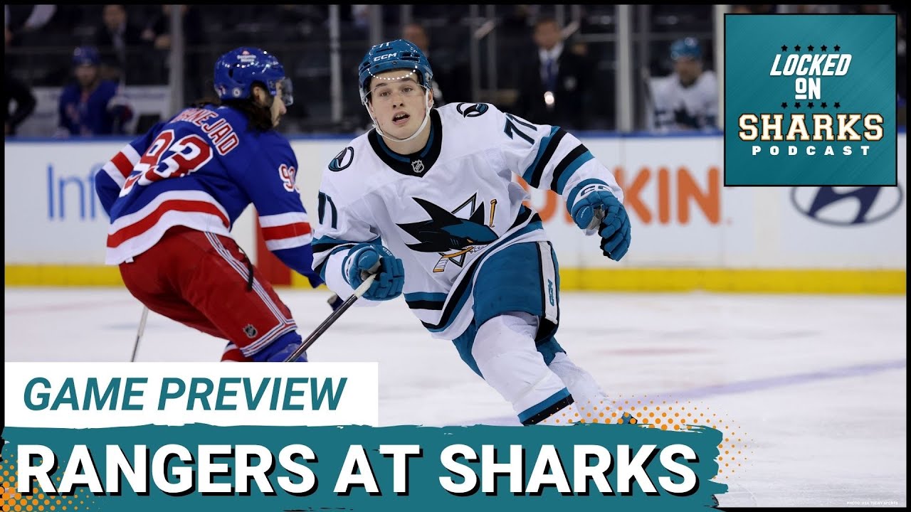 San Jose Sharks vs. Rangers Preview—Can Macklin Celebrini DOMINATE at Home Again?