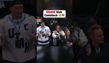 Utah doesn't give up! 😲💪  #hockey #nhl #utahhc