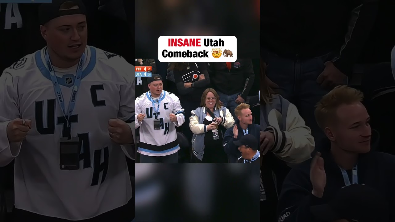 Utah doesn't give up! 😲💪  #hockey #nhl #utahhc