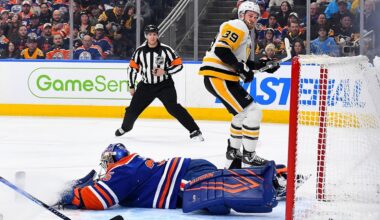 Penguins drop 3 in 37 SECONDS against Jarry!