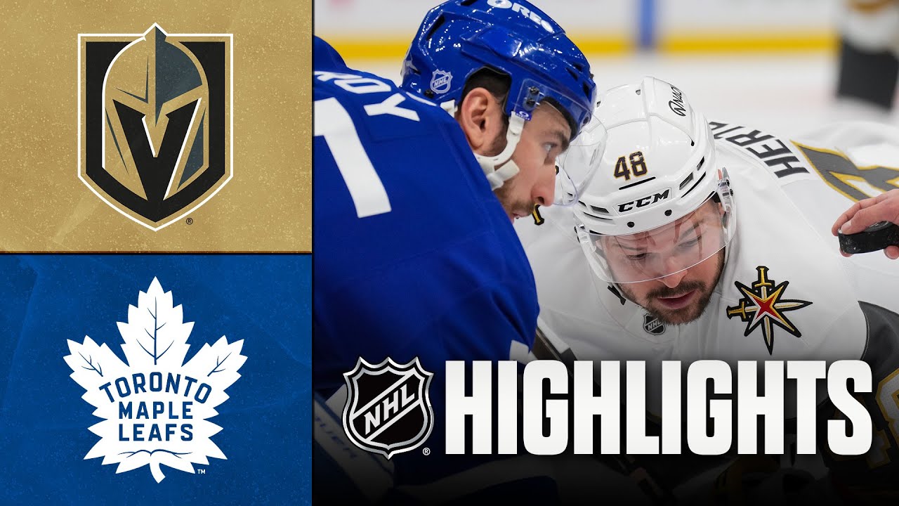 Golden Knights vs. Maple Leafs | NHL Highlights | January 23, 2026