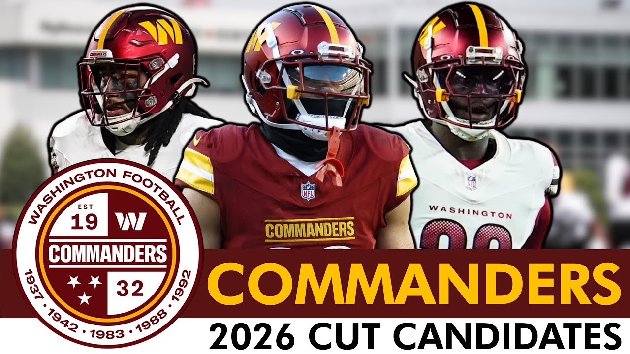 Washington Commanders 2026 Cut Candidates Ft. Frankie Luvu, Marshon Lattimore & Quan Martin