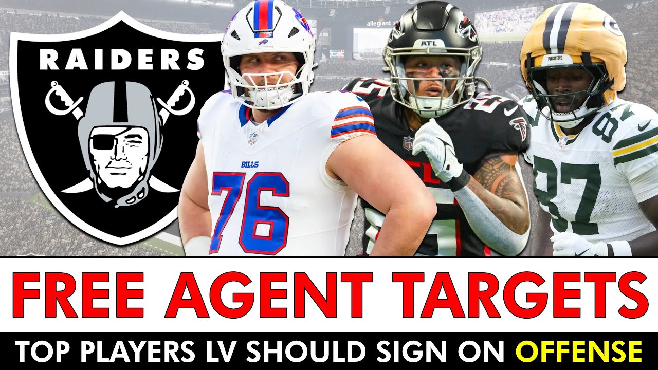 Raiders 2026 NFL Free Agency: Top NFL Free Agents Las Vegas Should Target On Offense