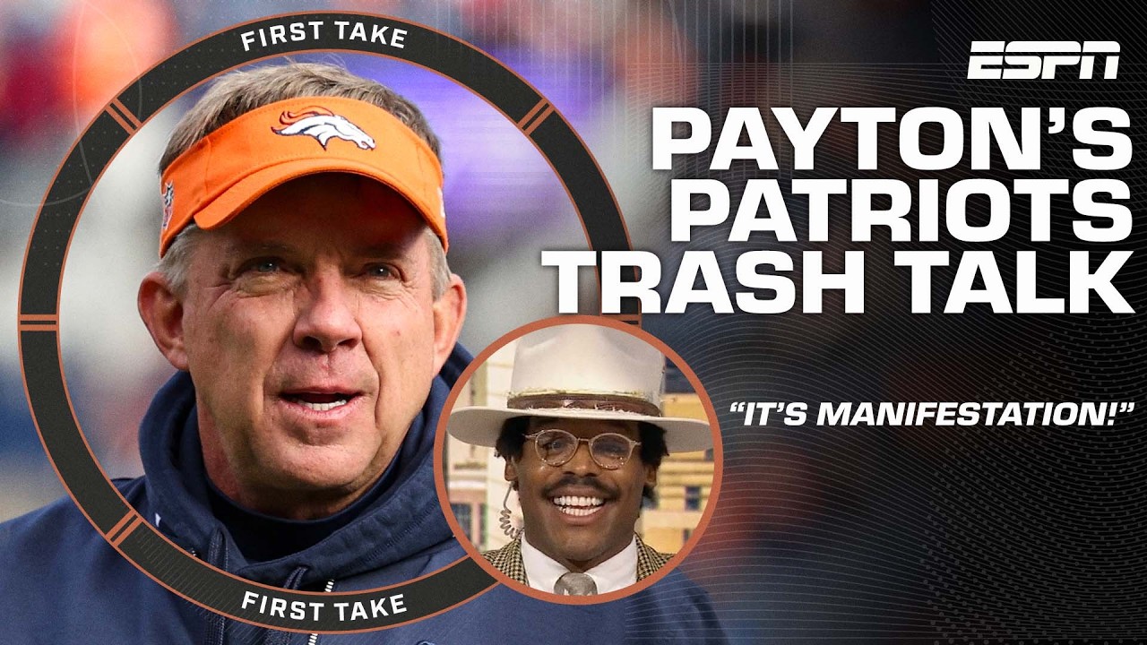 Is Sean Payton trash-talking the Patriots?! 👀 Cam Newton says it’s manifestation! 👏 | First Take
