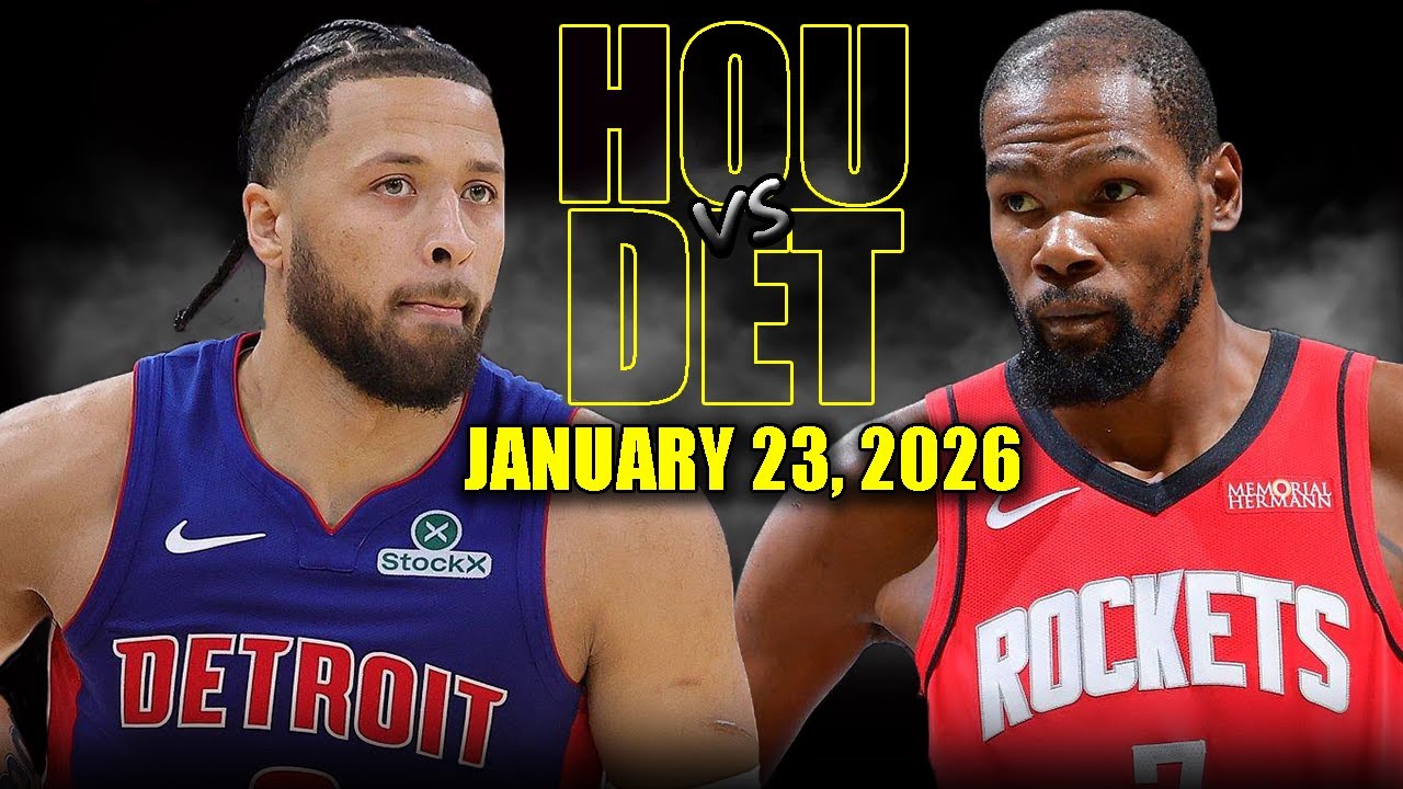 Houston Rockets vs Detroit Pistons Full Game Highlights – January 23, 2026 | NBA Season