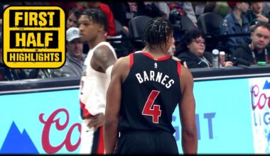 Toronto Raptors vs Portland Trail Blazers - First Half Highlights | Jan 23, 2026