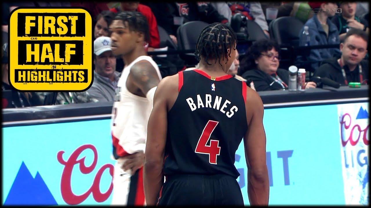 Toronto Raptors vs Portland Trail Blazers - First Half Highlights | Jan 23, 2026