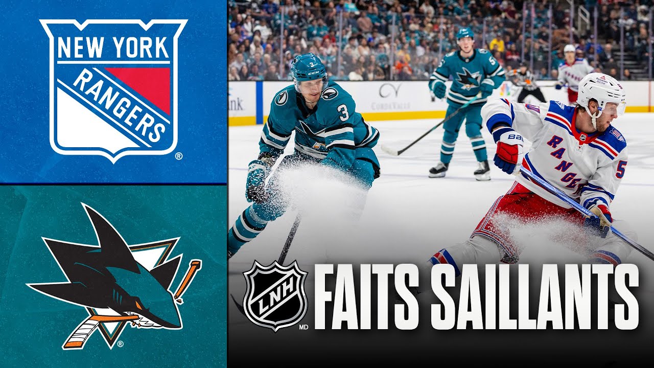 Rangers vs Sharks 23/01/26 | Faits saillants