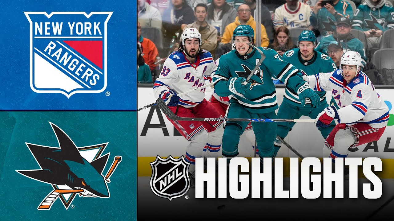 Rangers vs. Sharks | NHL Highlights | January 23, 2026